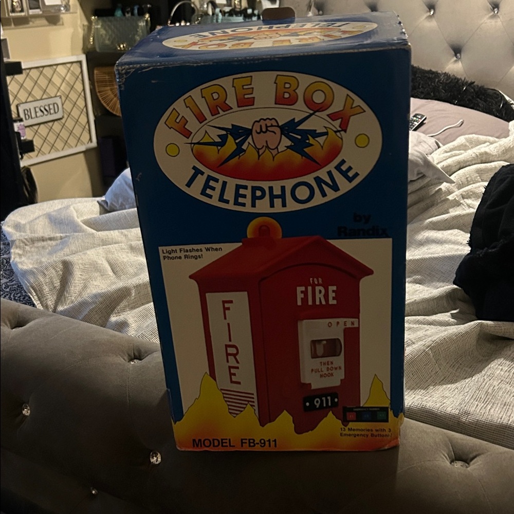 Red Fire Box Telephone by